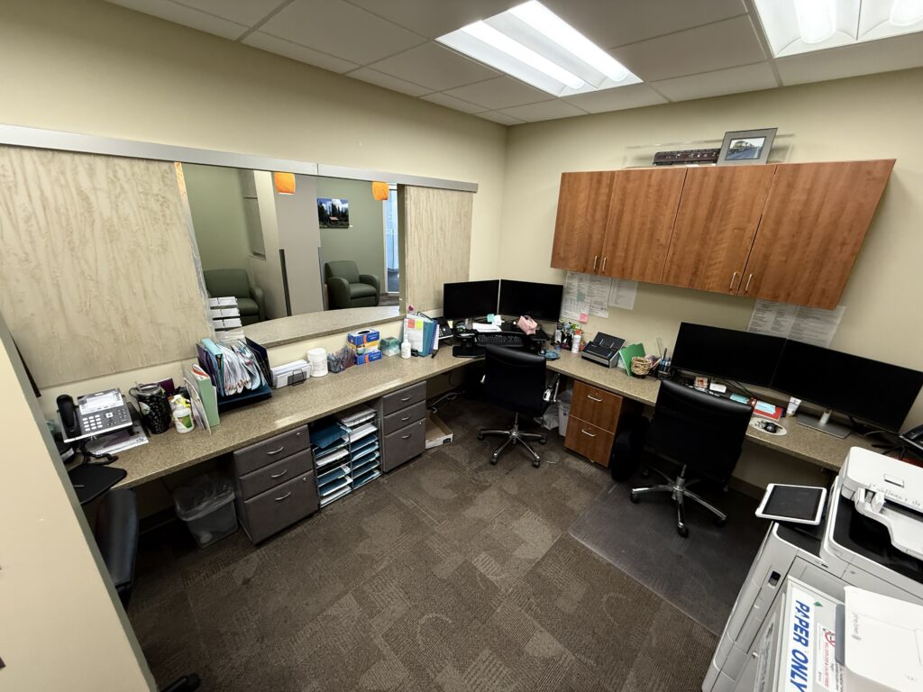 Suite 201 Reception Work Area